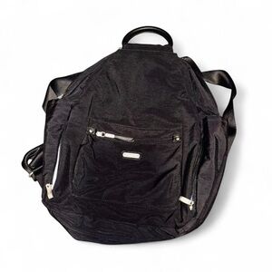 BAGGALLINI All Day Black Backpack